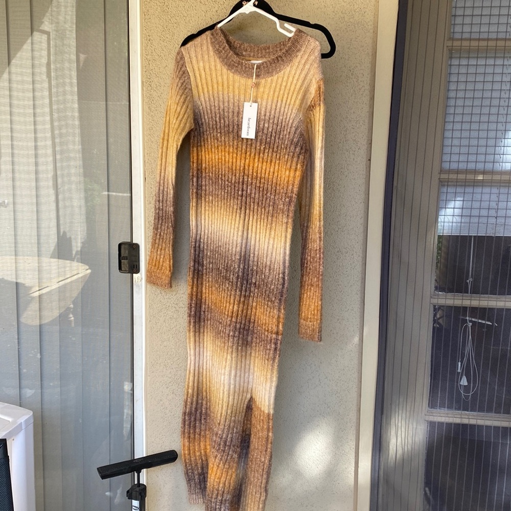Ribbed fitted NWT sweater dress